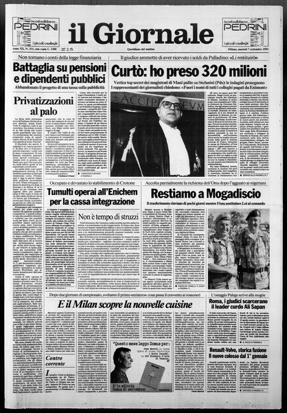 Il giornale : quotidiano del mattino